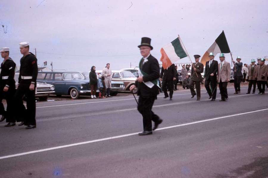 Photo of St. Patrick's Day Parade Grand Marshal Pat Kenney on 3.17.1964