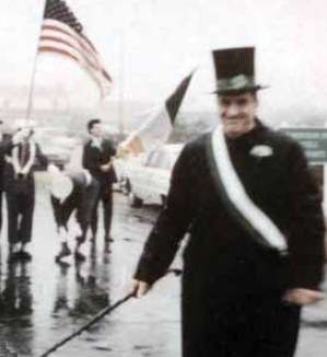 Photo of St. Patrick's Day Parade Grand Marshal Gene McGovern on 3.17.1967