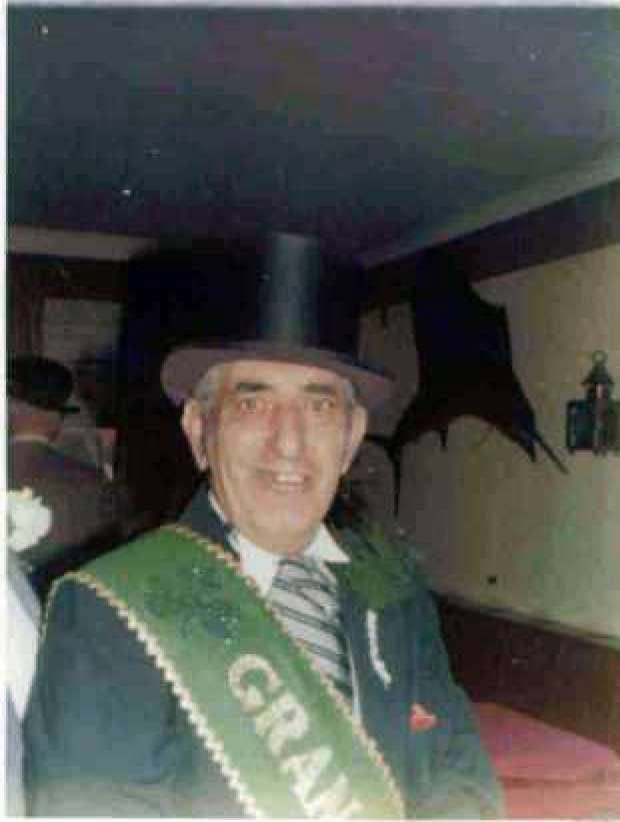Photo of St. Patrick's Day Parade Grand Marshal Marshall Prado on 3.17.1974