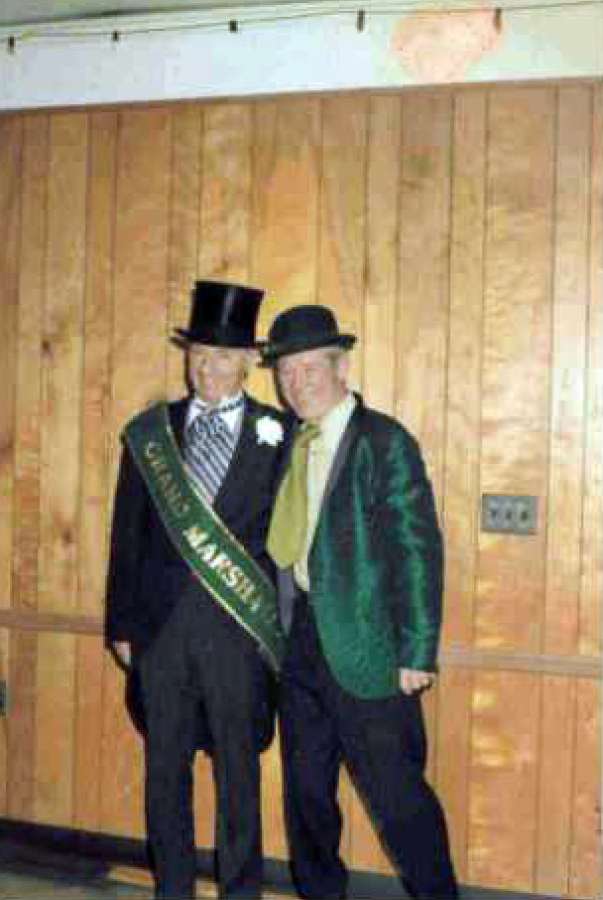 Photo of St. Patrick's Day Parade Grand Marshal Lester Behan on 3.17.1975