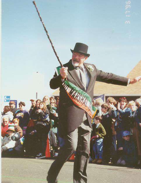 Photo of St. Patrick's Day Parade Grand Marshal Joseph Smyth on 3.17.1996