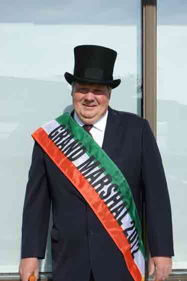 Photo of St. Patrick's Day Parade Grand Marshal Mickey Valcich on 3.17.2012